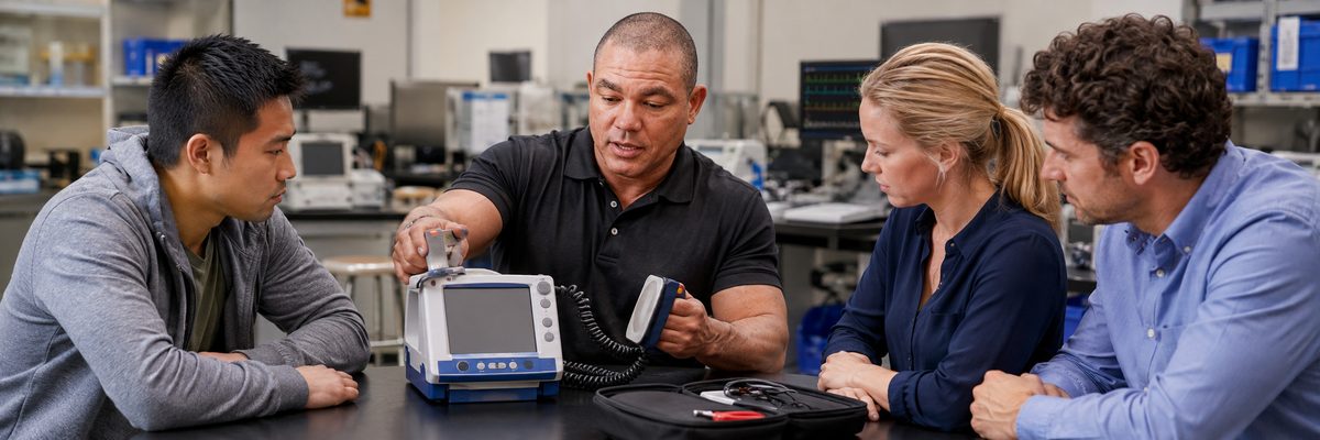 Devin Demonstrates Safe Defibrillator Testing