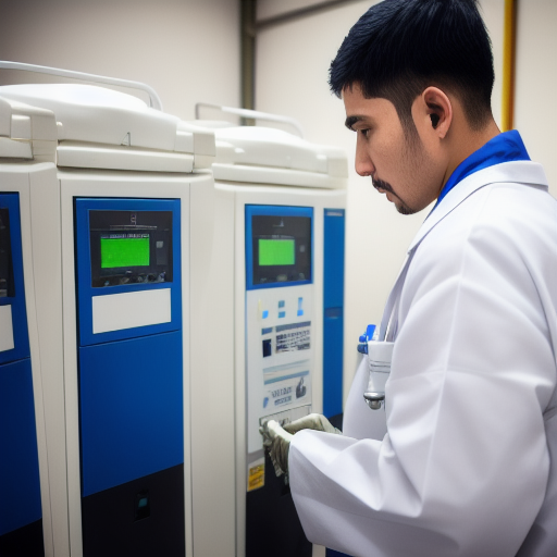 Dialysis center medical equipment service scene